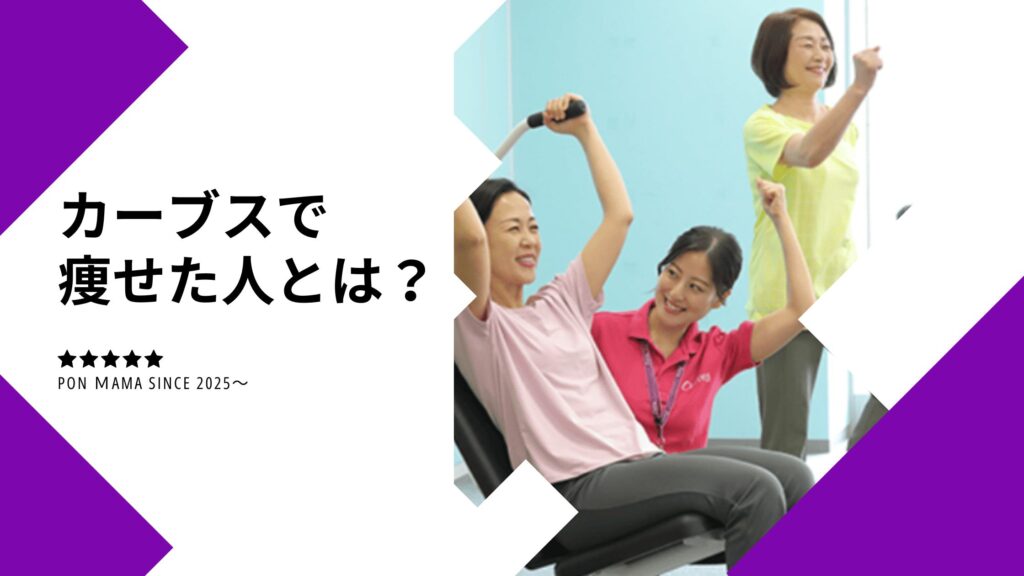 カーブス 痩せた人 図解