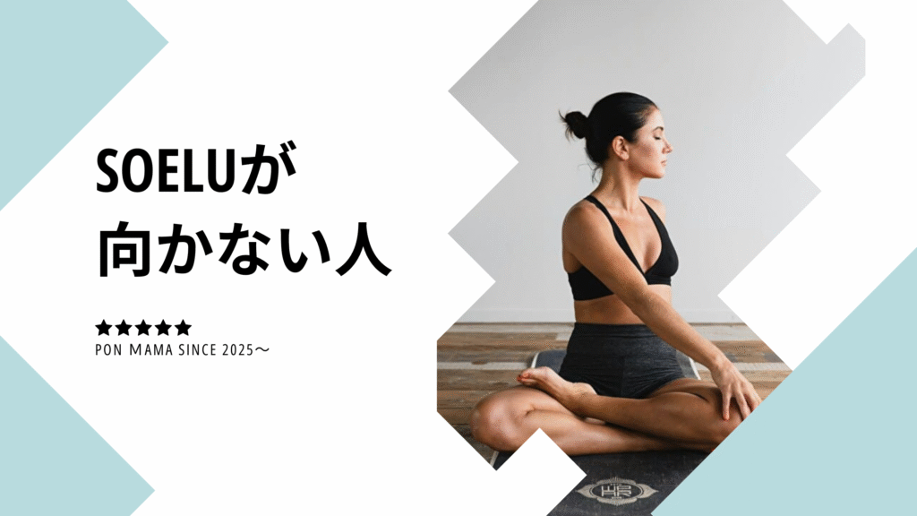 SOELU（ソエル）が向かない人