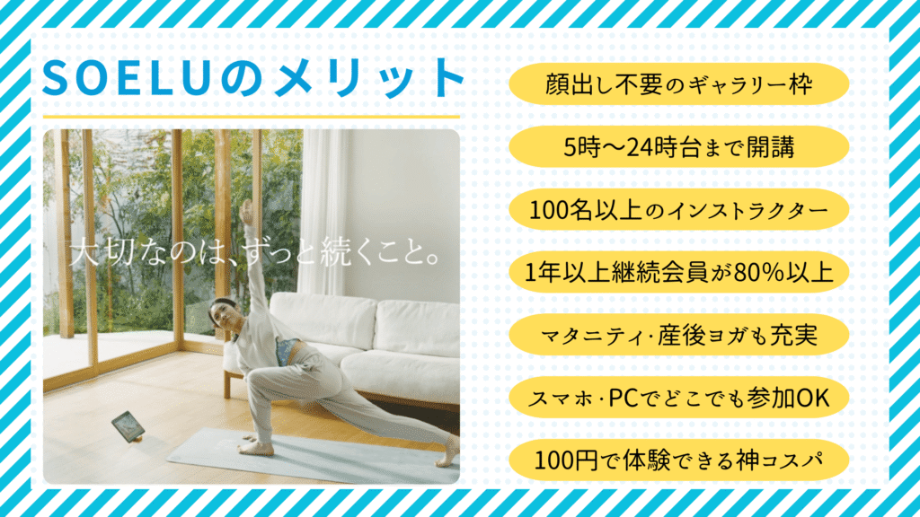 SOELU（ソエル）のメリット　図解